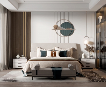 New Chinese Style Bedroom-ID:158354045