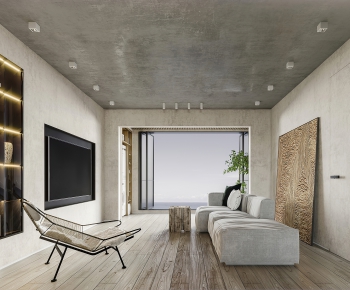 Wabi-sabi Style A Living Room-ID:937185057