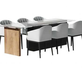 Modern Dining Table And Chairs-ID:163043981