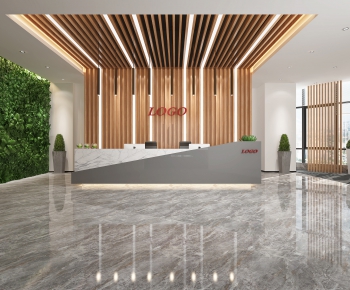 Modern Office Reception Desk-ID:322468042