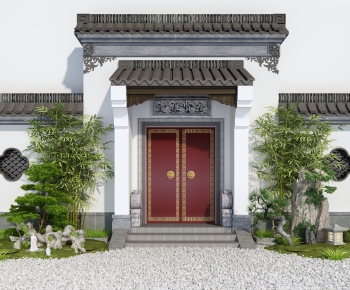 New Chinese Style Garden-ID:304691089