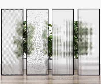 Modern Glass Screen Partition-ID:587730889