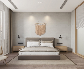 Nordic Style Wabi-sabi Style Bedroom-ID:101367006