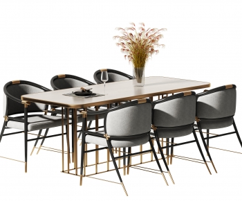 New Chinese Style Dining Table And Chairs-ID:772977117