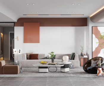 Modern A Living Room-ID:549741036