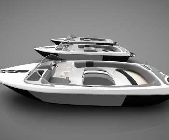 现代船模型游艇-ID:297301051