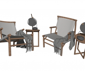 New Chinese Style Lounge Chair-ID:391572003