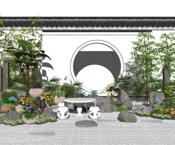 New Chinese Style Garden-ID:274836064