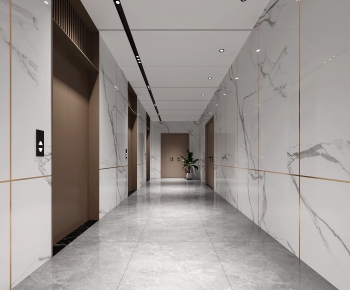 Modern Corridor/elevator Hall-ID:720531942