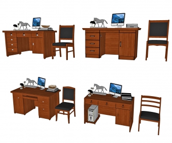 New Chinese Style Office Table-ID:286406999