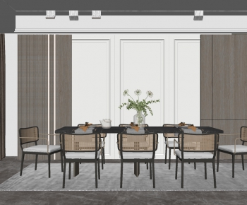 Nordic Style Dining Room-ID:716754915