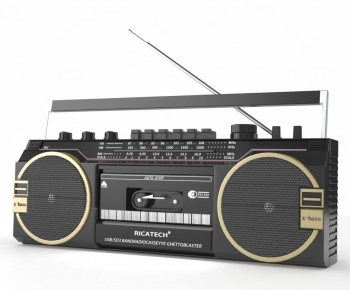 现代收音机 复古录音机-ID:370651011