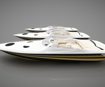 现代船模型游艇-ID:945213084