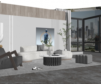 Modern A Living Room-ID:354509439