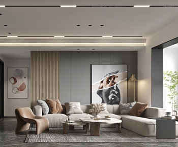 Modern A Living Room-ID:640242103
