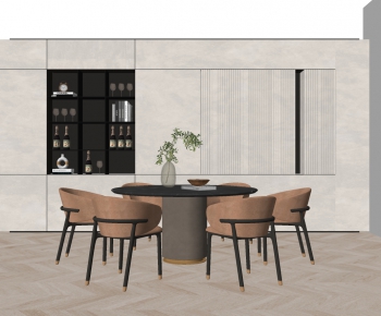 Modern Dining Table And Chairs-ID:390470037