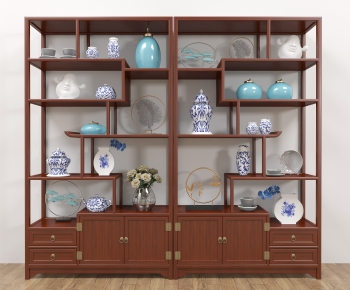 New Chinese Style Antique Rack-ID:844484096
