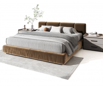 Modern Double Bed-ID:442348966