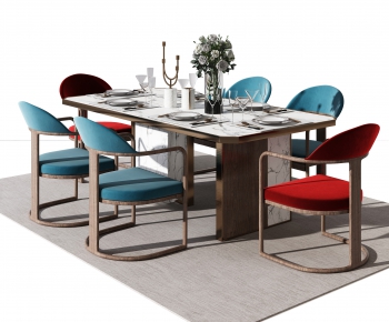 Modern Dining Table And Chairs-ID:844526057