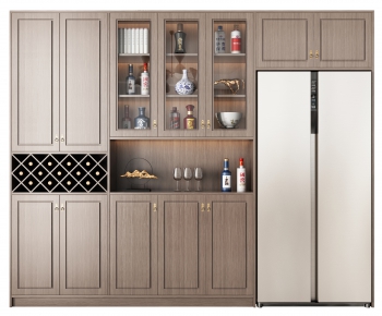 New Chinese Style Wine Cabinet-ID:152043102