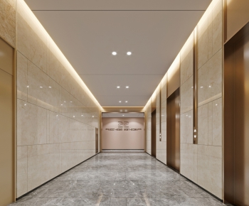 Modern Corridor/elevator Hall-ID:716746097