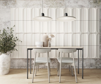 Nordic Style Dining Table And Chairs-ID:589960107