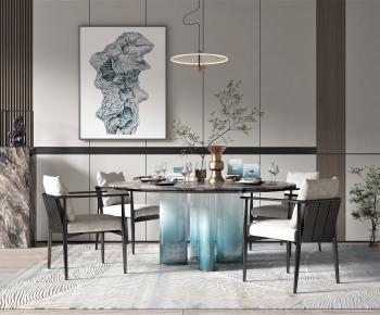 New Chinese Style Dining Table And Chairs-ID:277215001