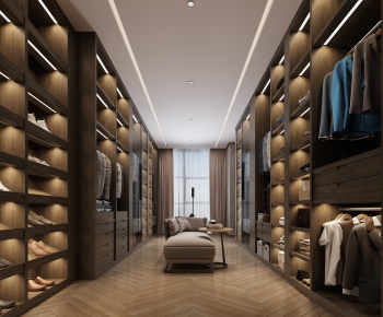 Modern Clothes Storage Area-ID:831748961