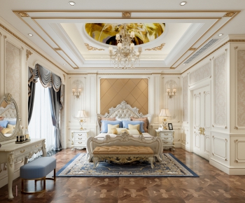 French Style Bedroom-ID:401999957
