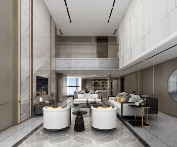 New Chinese Style A Living Room-ID:469515093