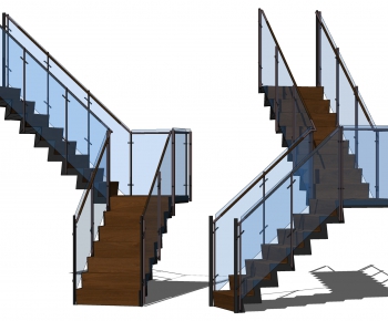 Modern Stair Balustrade/elevator-ID:518720173