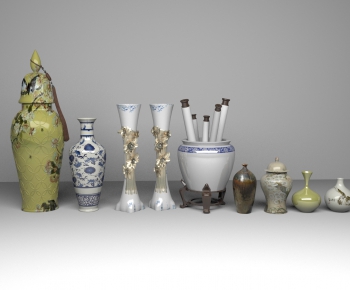 中式陶瓷器皿-ID:639547112