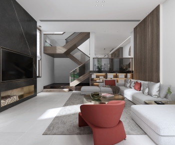 Modern A Living Room-ID:871804005