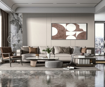 Modern A Living Room-ID:342416053