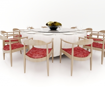 New Chinese Style Dining Table And Chairs-ID:818649055