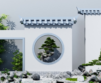New Chinese Style Garden-ID:248868946