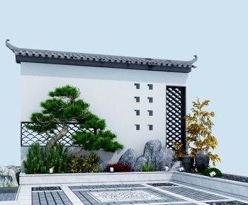 New Chinese Style Garden-ID:743690974