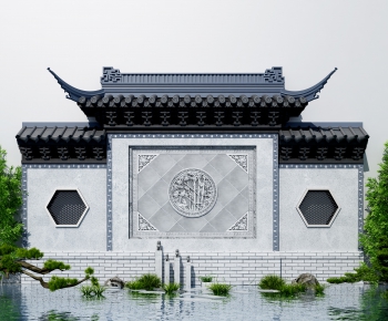 New Chinese Style Garden-ID:626509908
