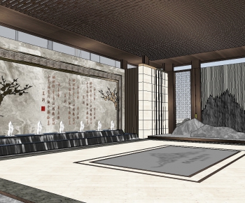New Chinese Style Exhibition Hall-ID:770246983