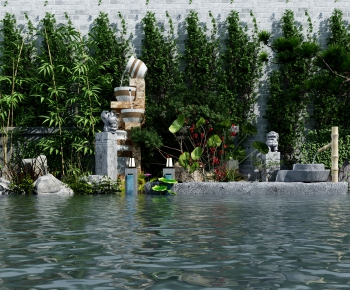 New Chinese Style Garden-ID:660907989
