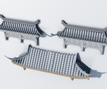 New Chinese Style Building Component-ID:392819883