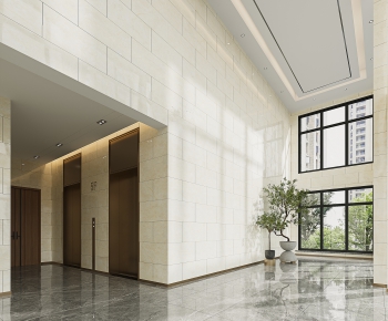 Modern Corridor/elevator Hall-ID:436050892