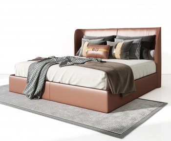 Modern Double Bed-ID:226629975