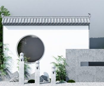 New Chinese Style Garden-ID:878737938