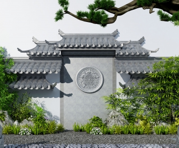 New Chinese Style Garden-ID:712387083