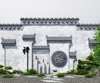 New Chinese Style Garden-ID:418797026
