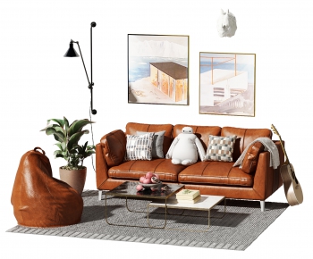 Nordic Style Sofa Combination-ID:489998101