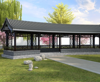 Chinese Style Building Component-ID:473419906