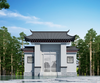 Chinese Style Facade Element-ID:958144905