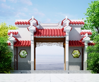 Chinese Style Building Component-ID:309556013